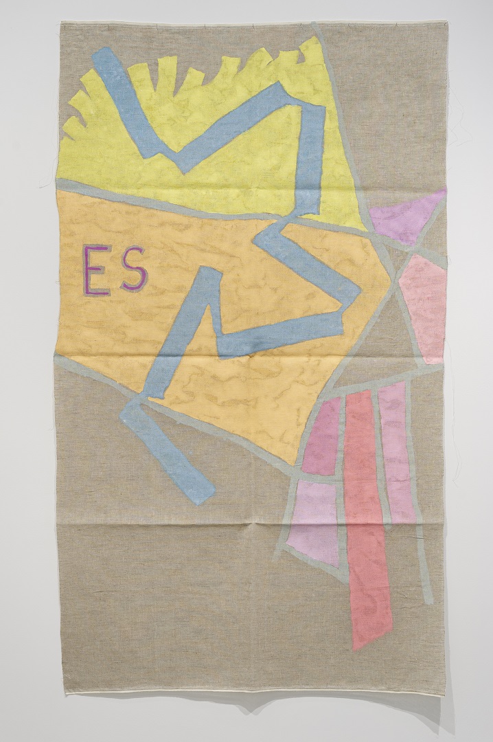Courtesy Fondazione Giorgio Griffa _ ph Federico Rizzo_Giorgio Griffa, Disordine ES, 2024, acrylic on canvas, 118X206 cm Disordine ES, 2024, acrylic on canvas, 118X206 cm_ Courtesy Fondazione Giorgio Griffa _ ph Federico Rizzo